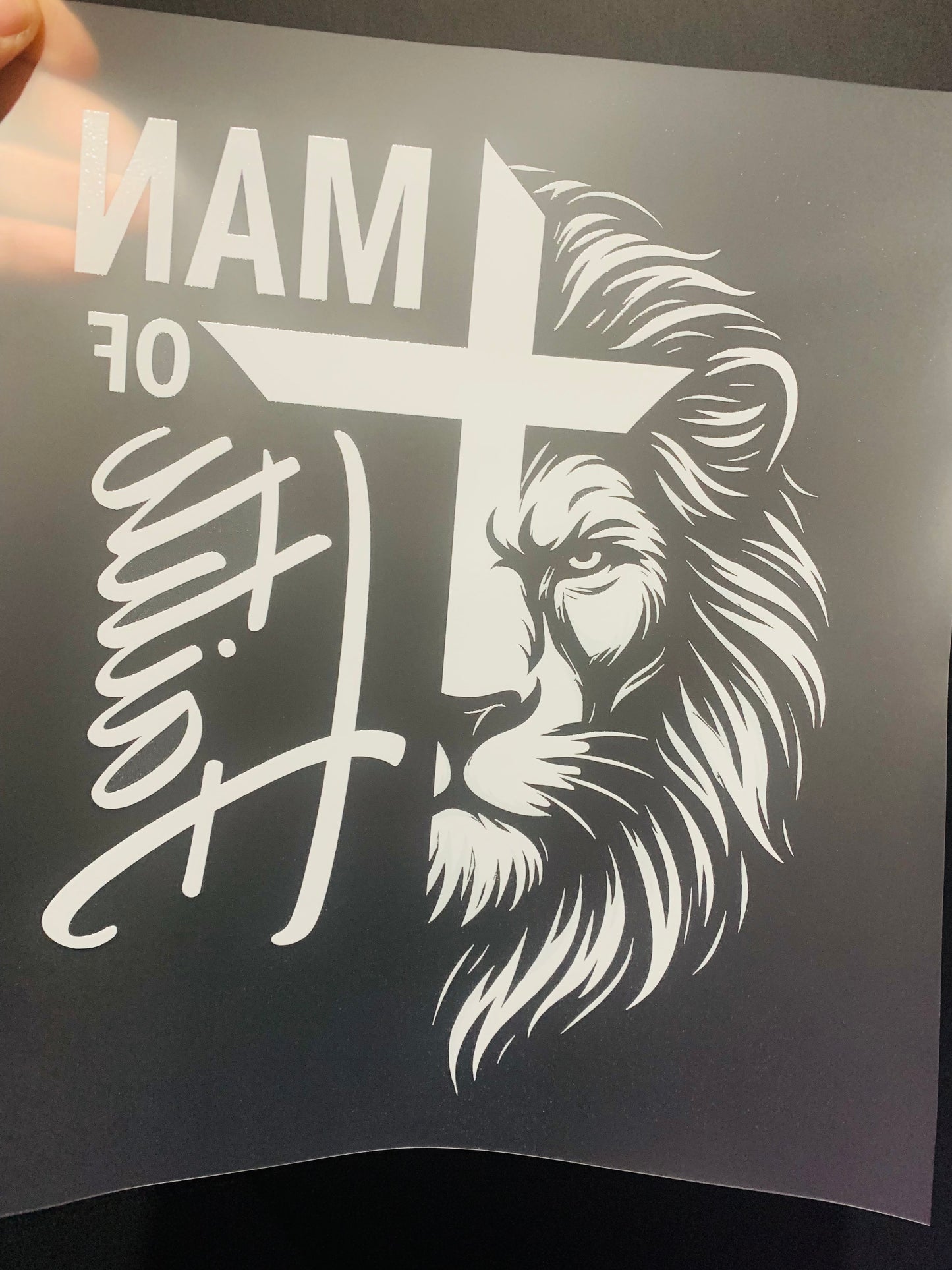 Man Of Faith Lion (DTF Transfer)