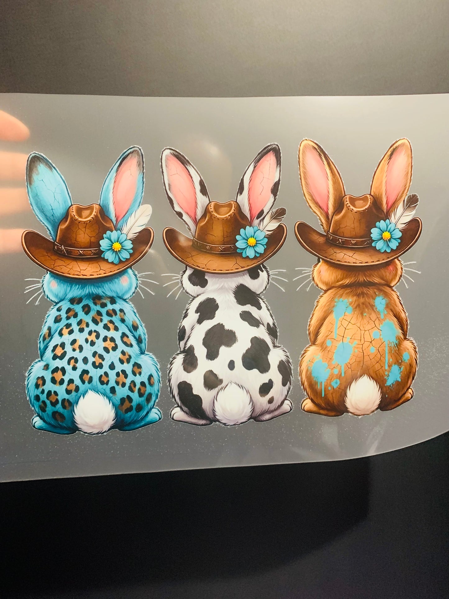 Western Easter Bunny (DTF Transfer)