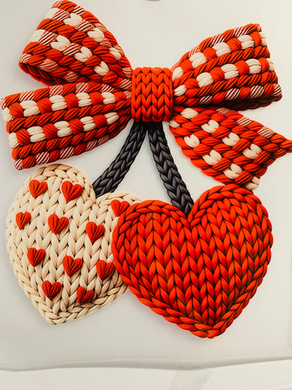 Crochet Valentine's Day DTF transfer bundle (6pcs.)