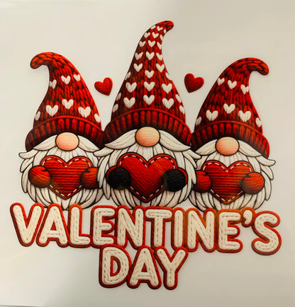Crochet Valentine's Day DTF transfer bundle (6pcs.)
