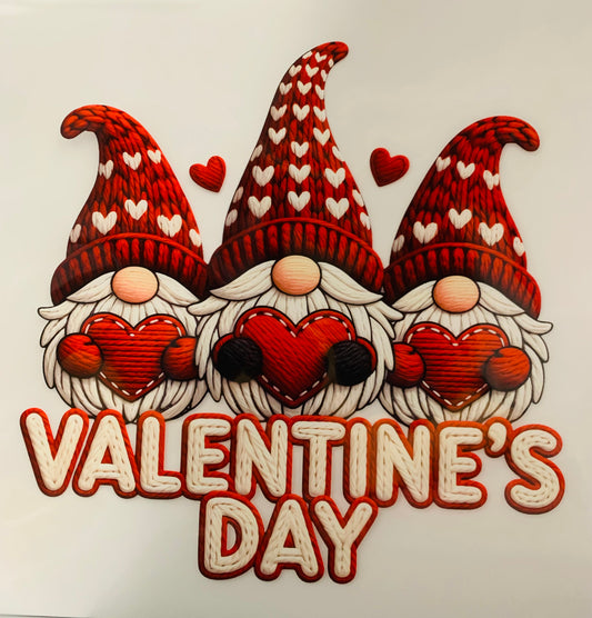 Crochet Valentine's Day DTF transfer bundle (6pcs.)
