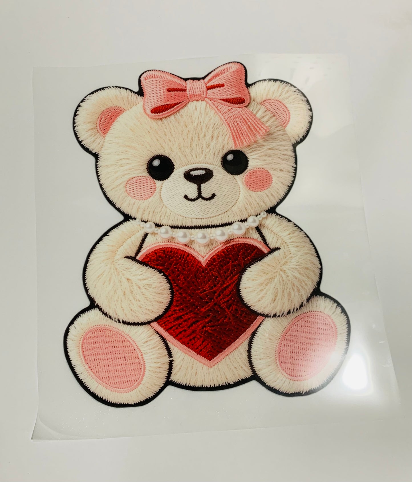 DTF Valentine Teddy Bears ready to Press Bundle (4pcs.)