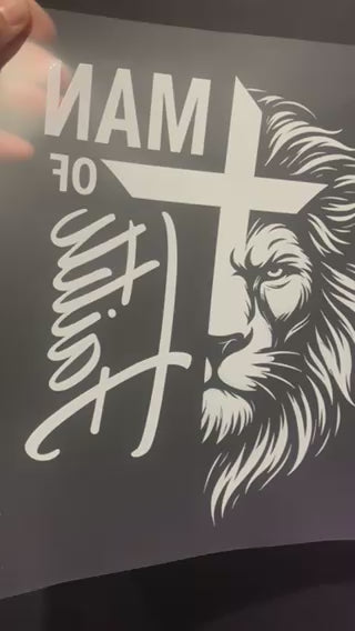 Man Of Faith Lion (DTF Transfer)